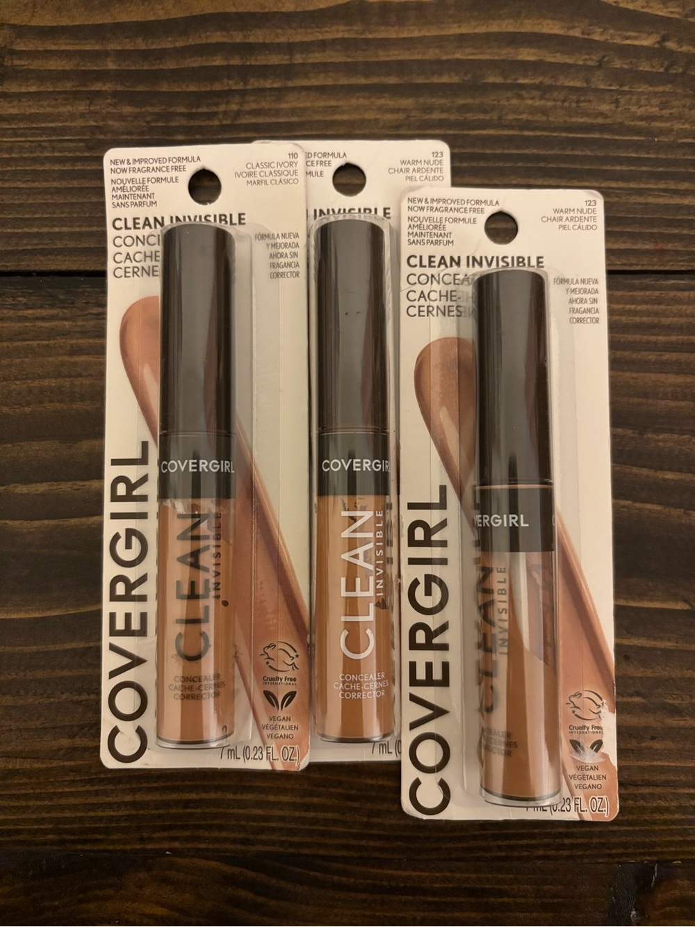 CoverGirl Clean Invisible Concealer - Warm nude (Pack of 3)